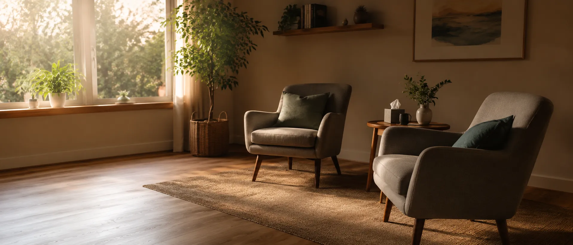 A calm space — the after-feeling of a session